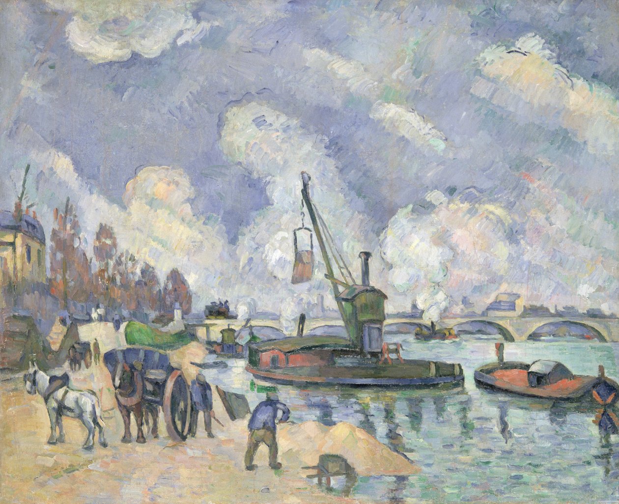 Quai de Bercy, Paris by Paul Cézanne