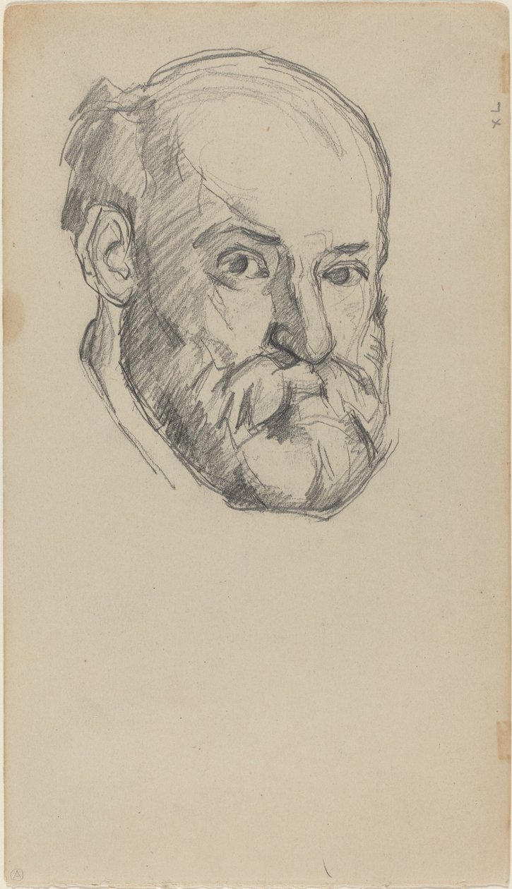 Self-Portrait, c.1880-2 by Paul Cézanne