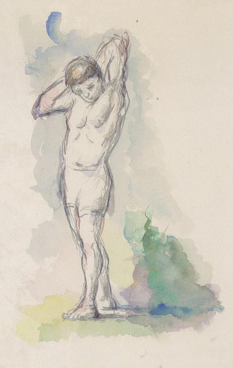 Standing Bather by Paul Cézanne