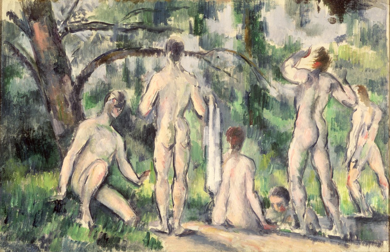 Study of Bathers, c.1895-98 by Paul Cézanne