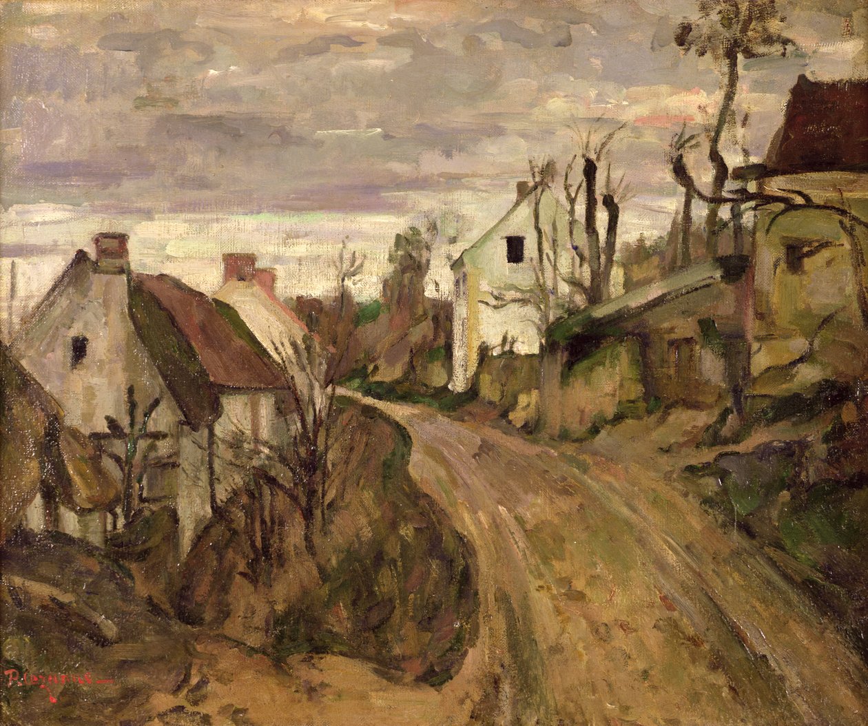 The Village Road, Auvers by Paul Cézanne