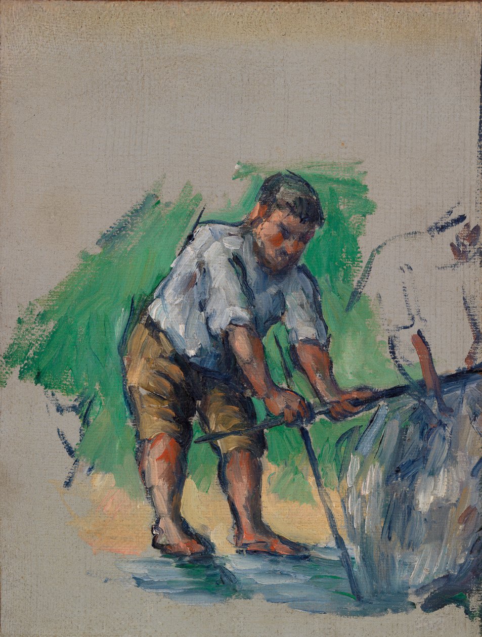 The Well Driller by Paul Cézanne