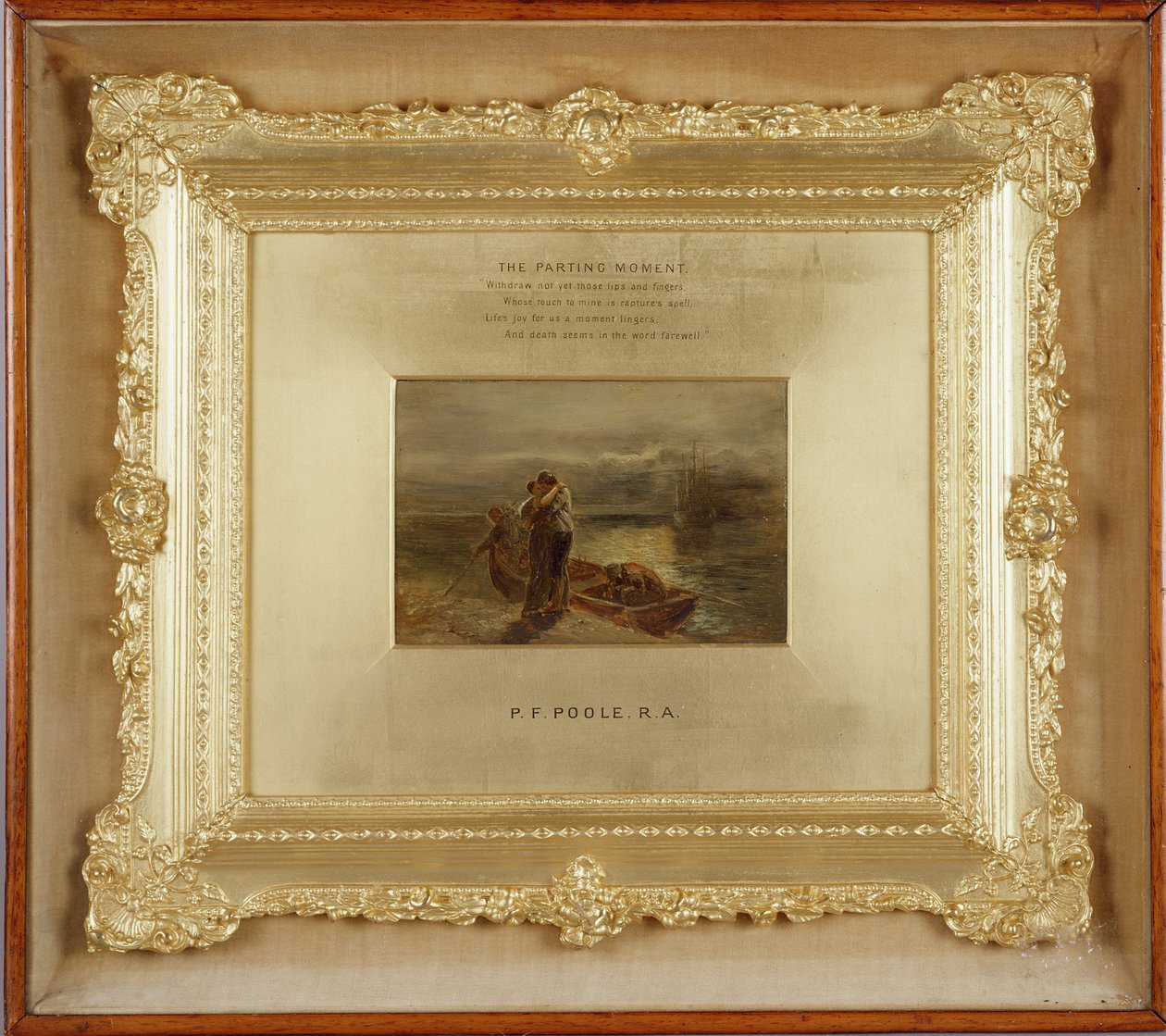 The Parting Moment, 1856 by Paul Falconer Poole