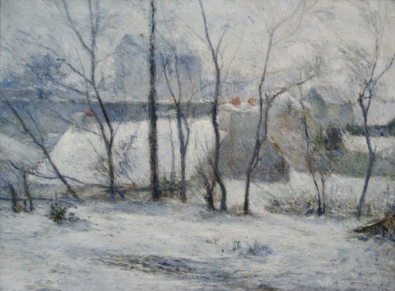 Garden Under Snow, 1879 by Paul Gauguin
