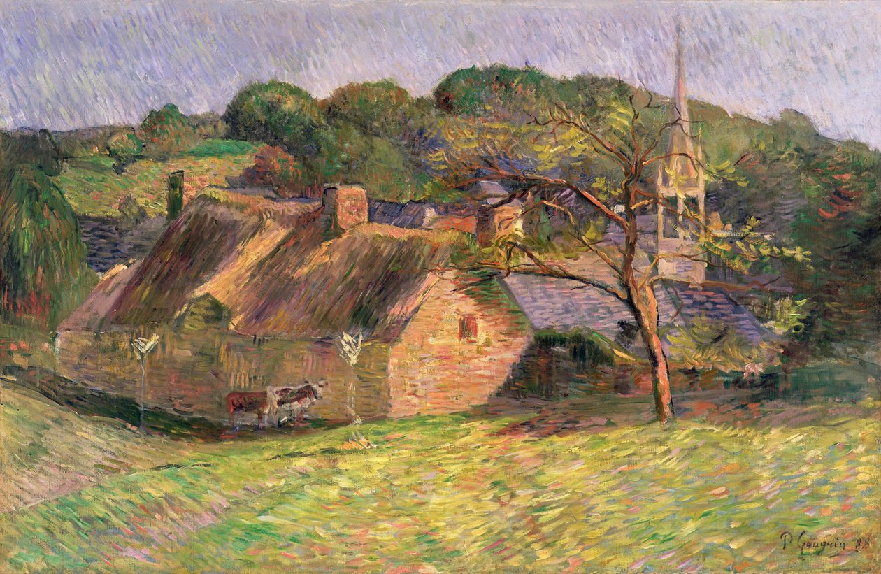 Landscape at Pont-Aven by Paul Gauguin