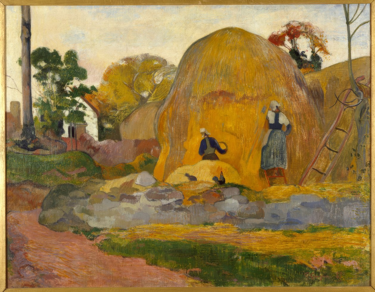 The Yellow Stacks or The Blonde Harvest by Paul Gauguin