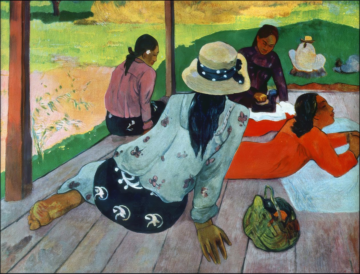 Tahiti: Siesta by Paul Gauguin
