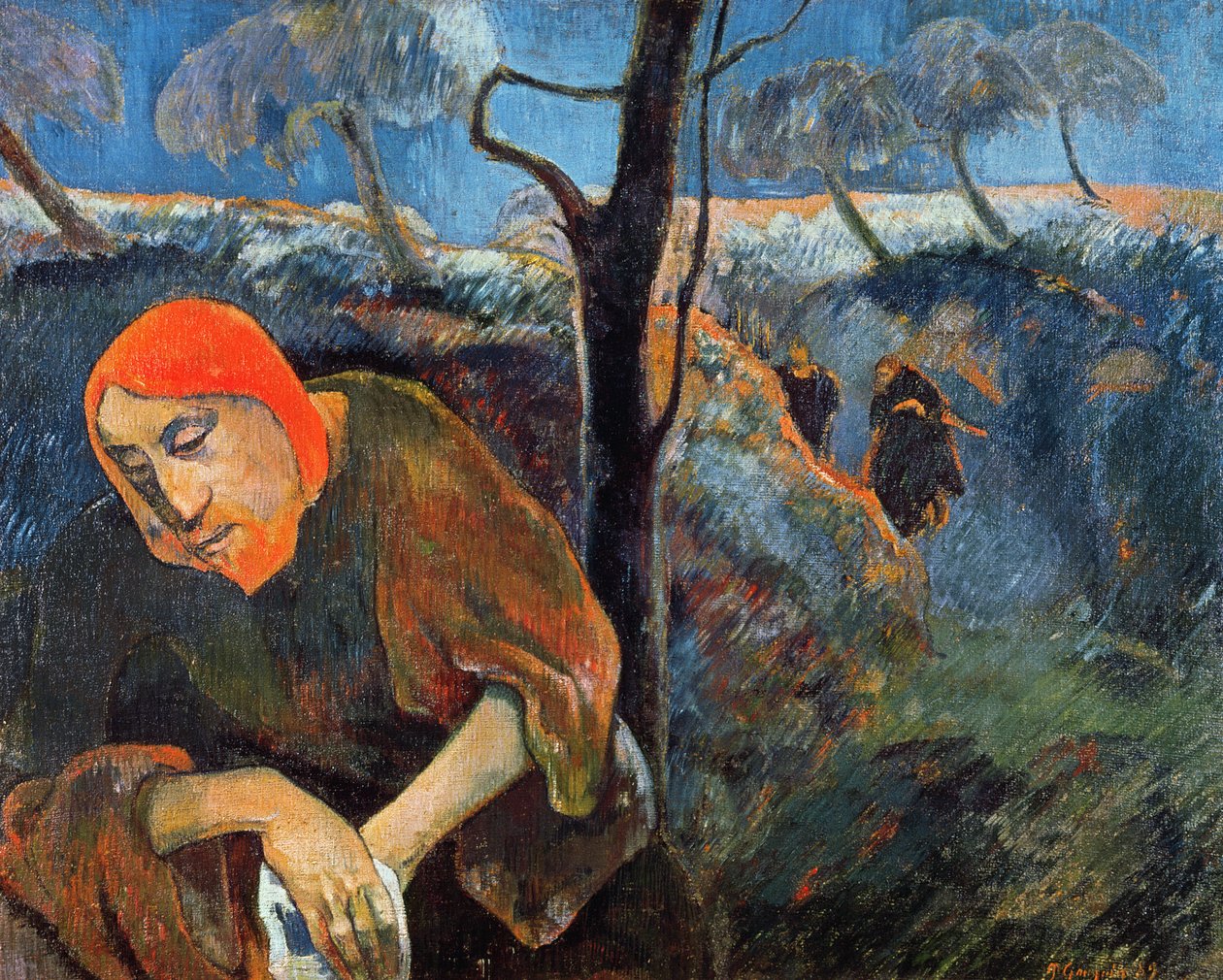 The Agony in the Garden of Olives, 1889 by Paul Gauguin
