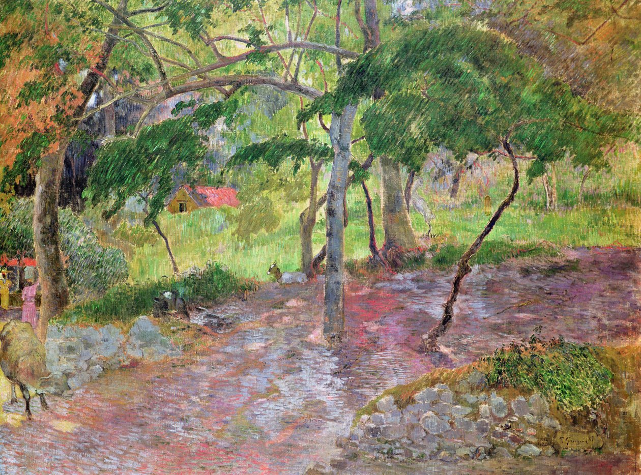 Tropical Landscape, Martinique, 1887 by Paul Gauguin