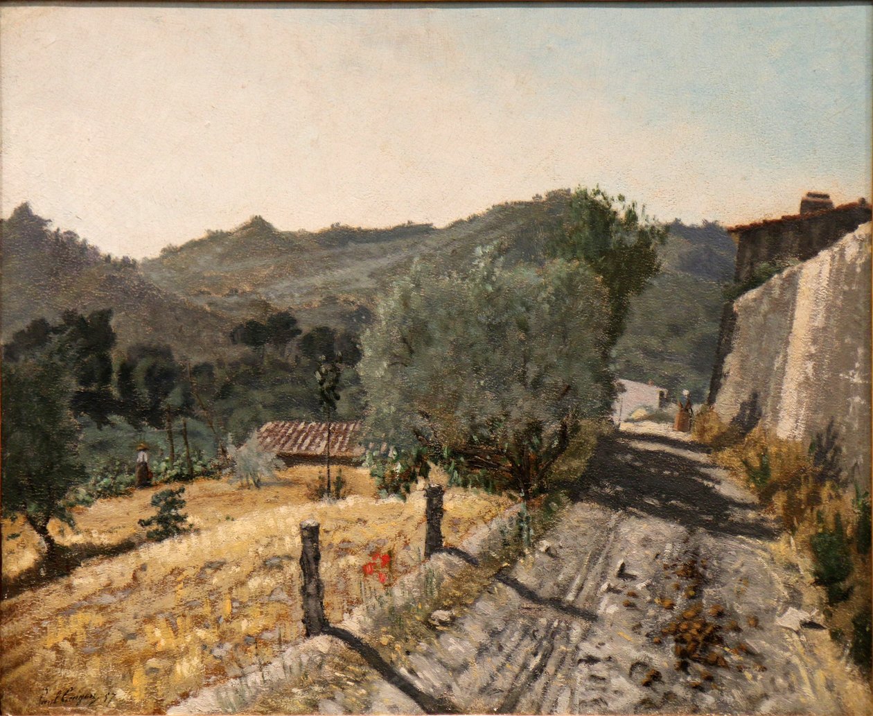 The Path in the Hill by Paul Camille Guigou