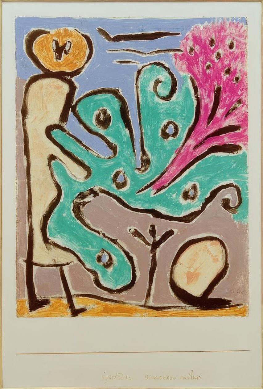 Girl by the Bush by Paul Klee