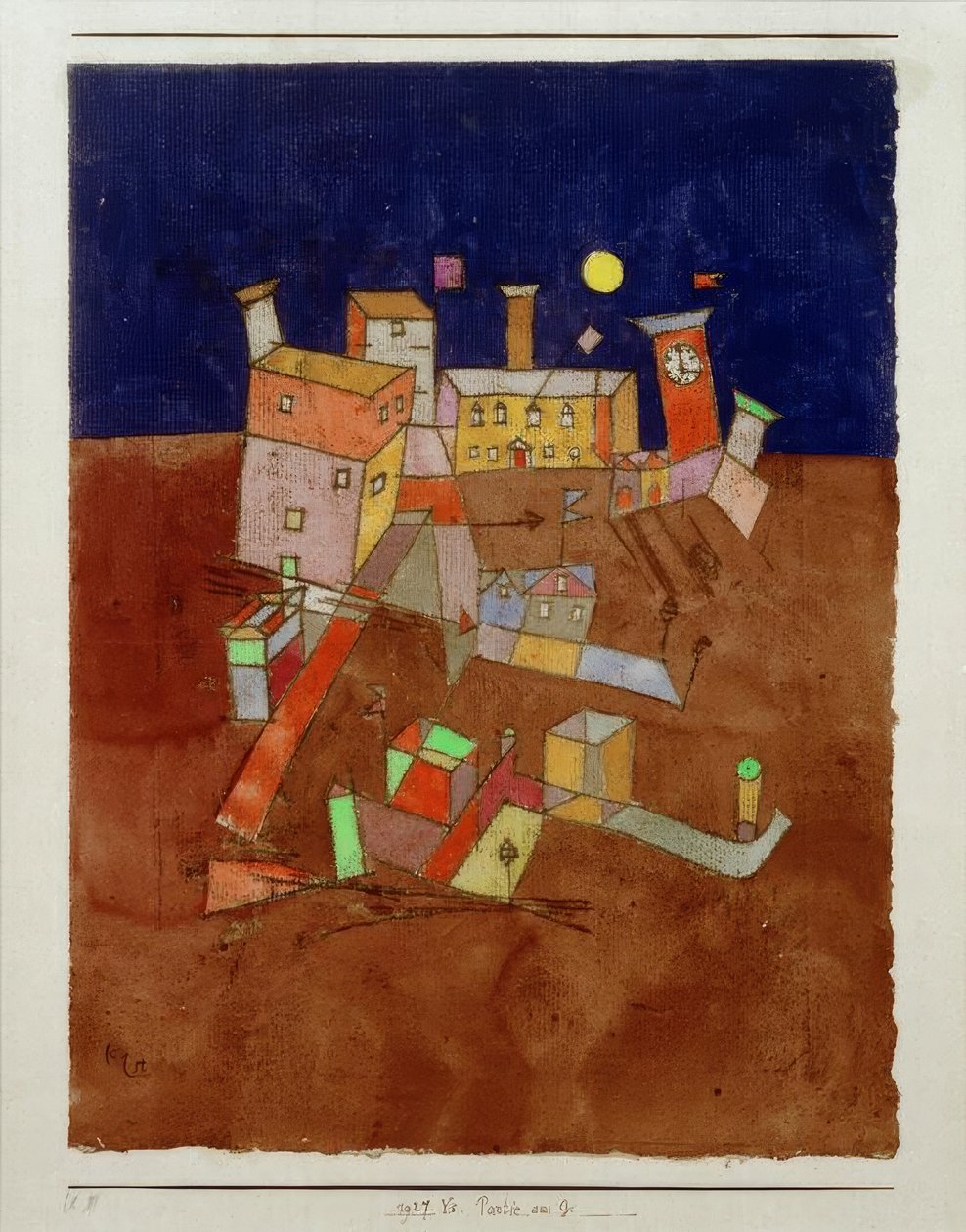 Part from G. by Paul Klee