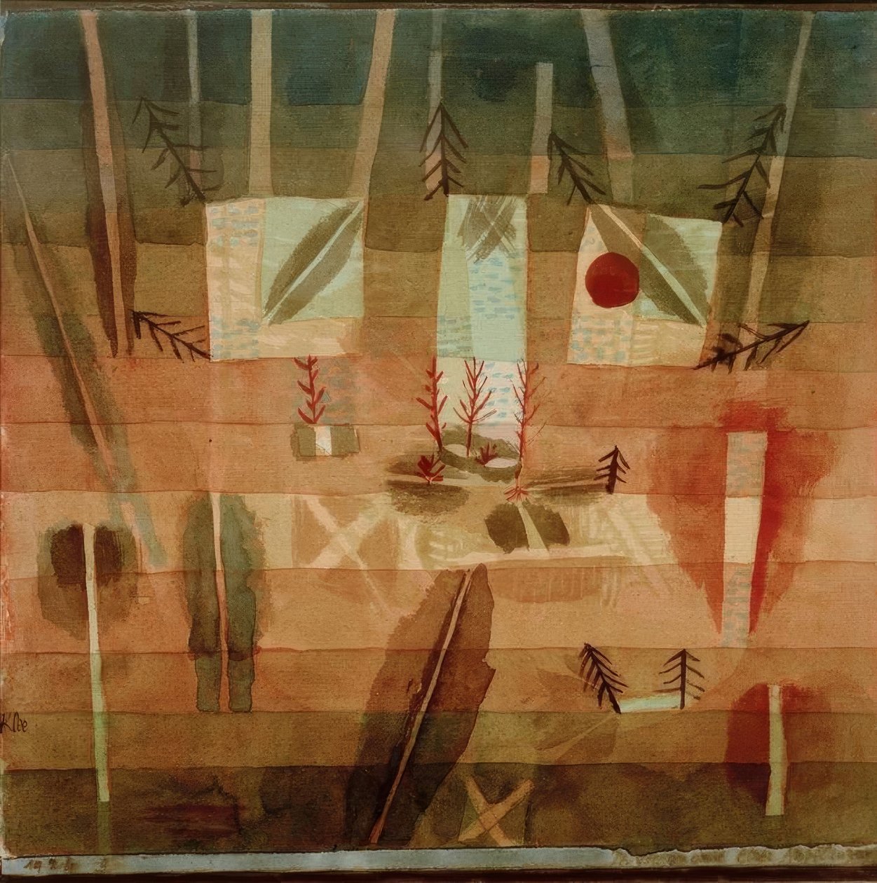 Physiognomy of a Plantation by Paul Klee