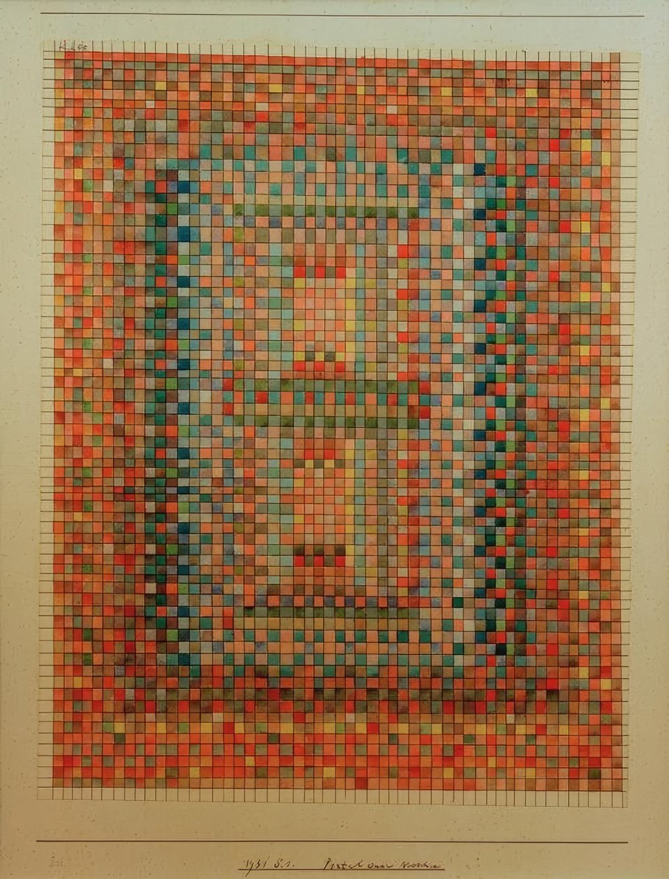Portal of a Mosque by Paul Klee