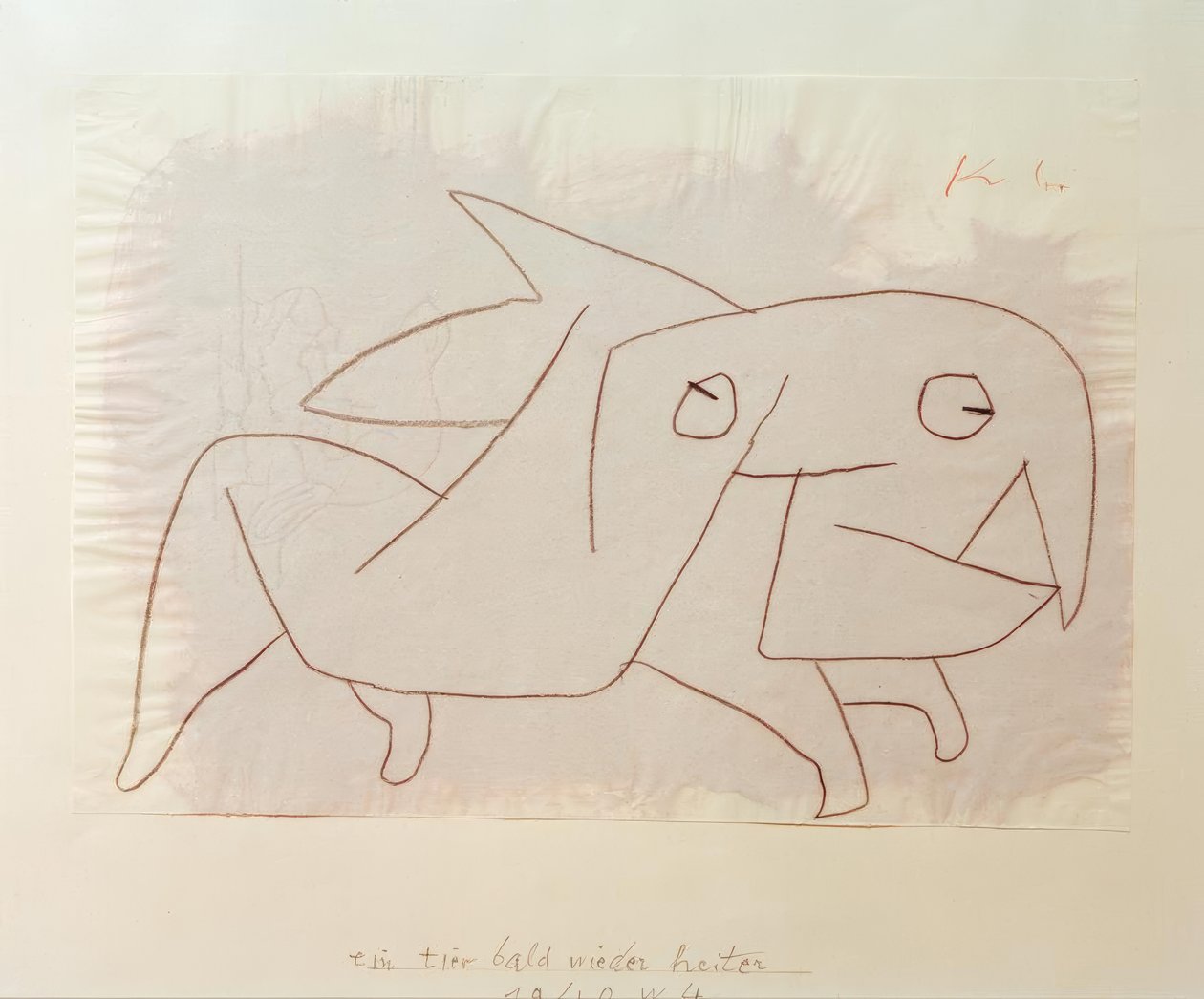 An Animal Soon Cheerful Again by Paul Klee