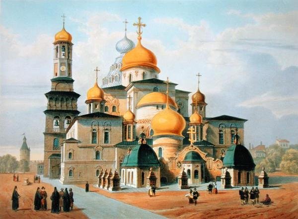 Novy Ierusalem near Moscow, printed by Louis-Pierre-Alphonse Bichebois by Paul Marie Roussel