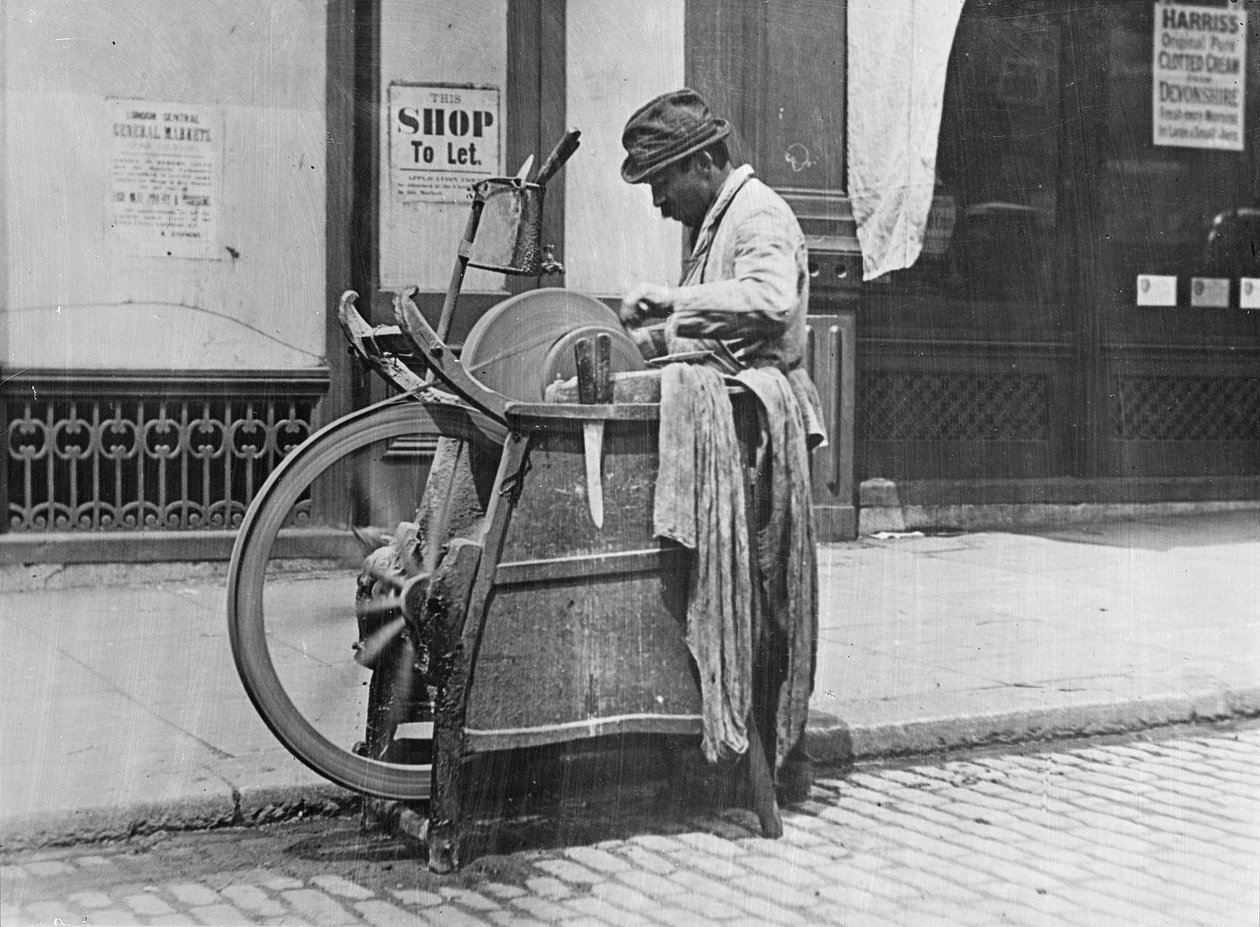 A London Knife Grinder by Paul Martin