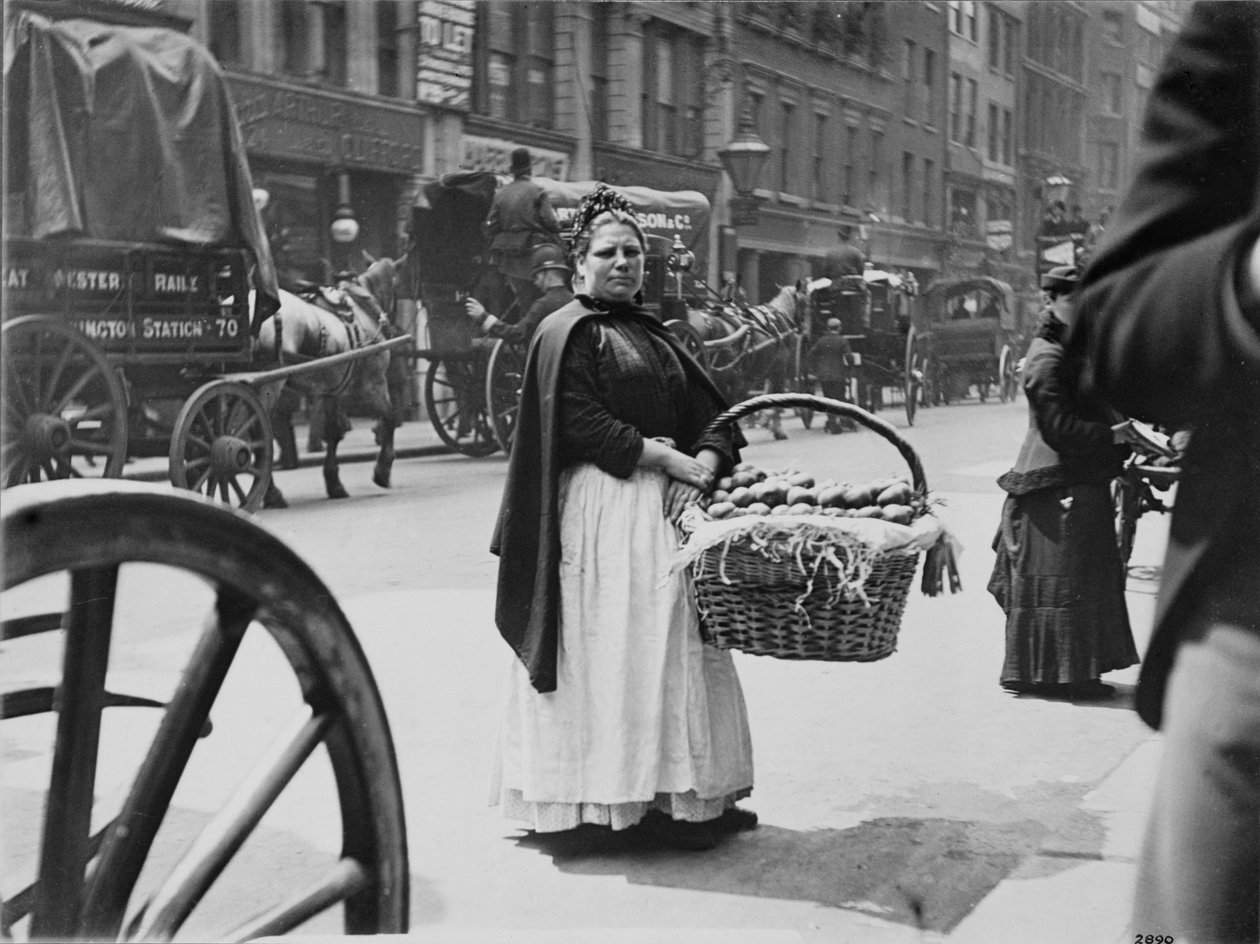 A Woman Potato Seller in London by Paul Martin