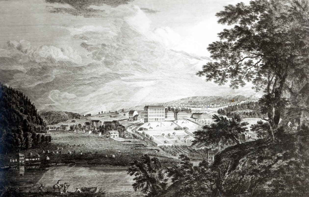 A View of Bethlem the Great Moravian Settlement in the Province of Pennsylvania from 