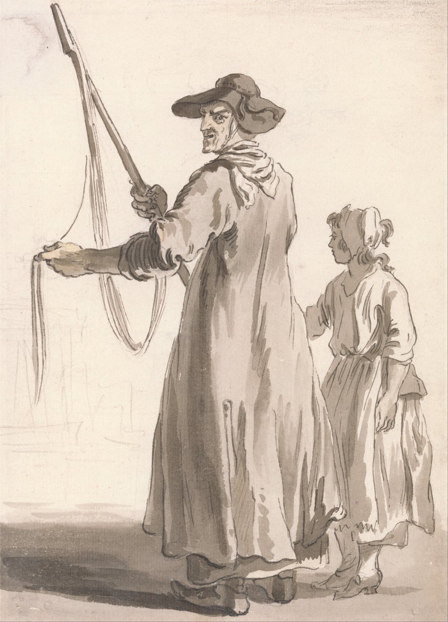 London Cries: A Lace Seller by Paul Sandby