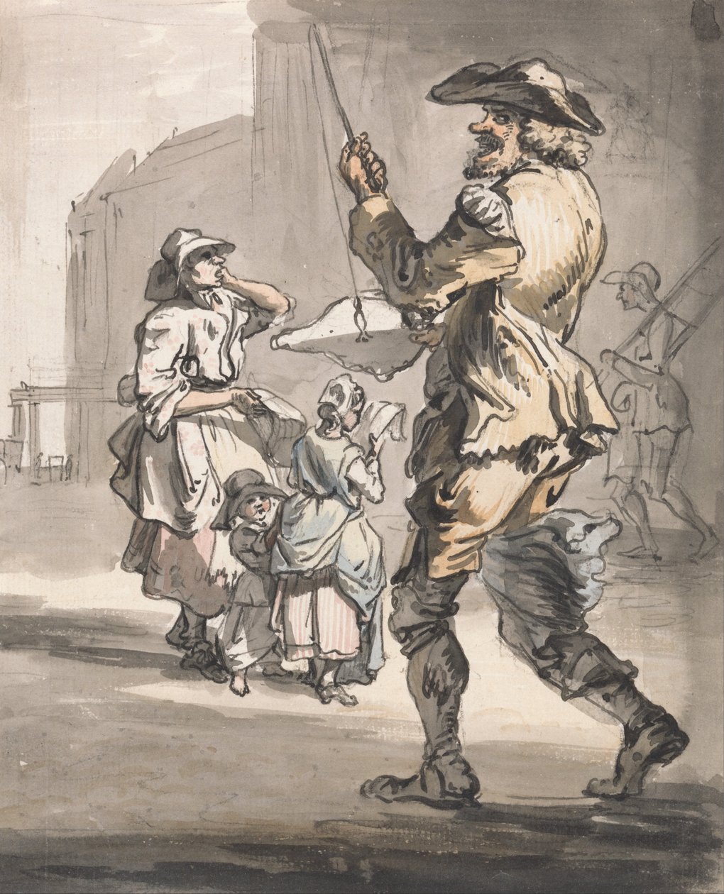 London Cries: Fun upon Fun by Paul Sandby
