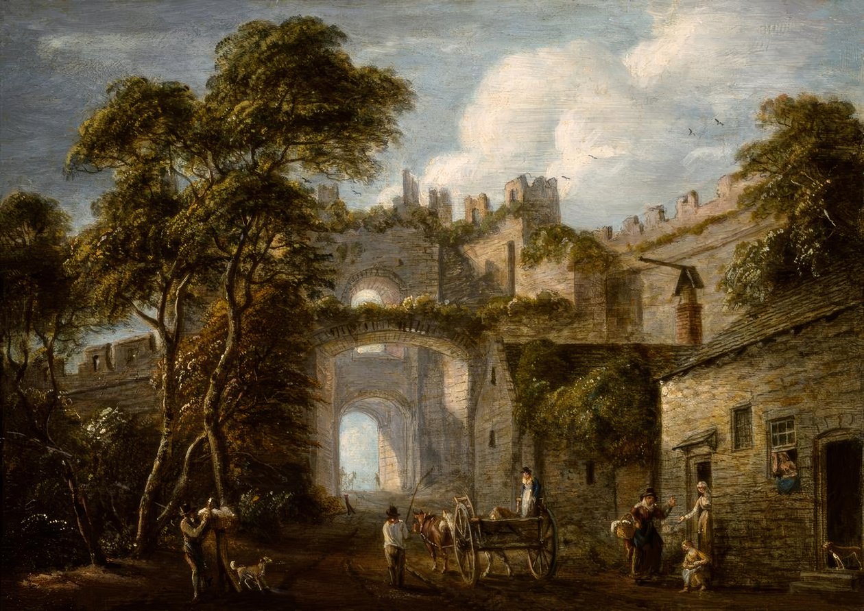 The Upper Gate, Conway by Paul Sandby