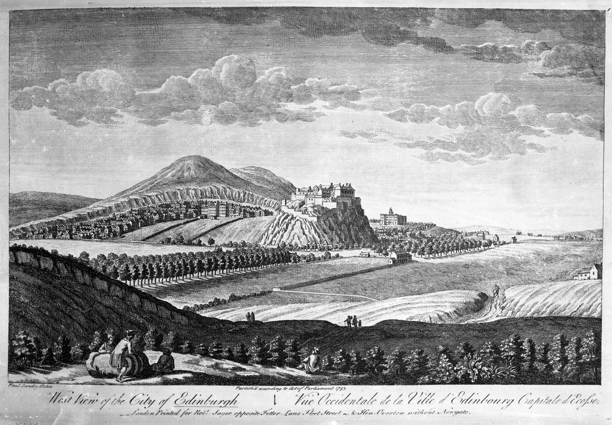 West View of the City of Edinburgh by Paul Sandby