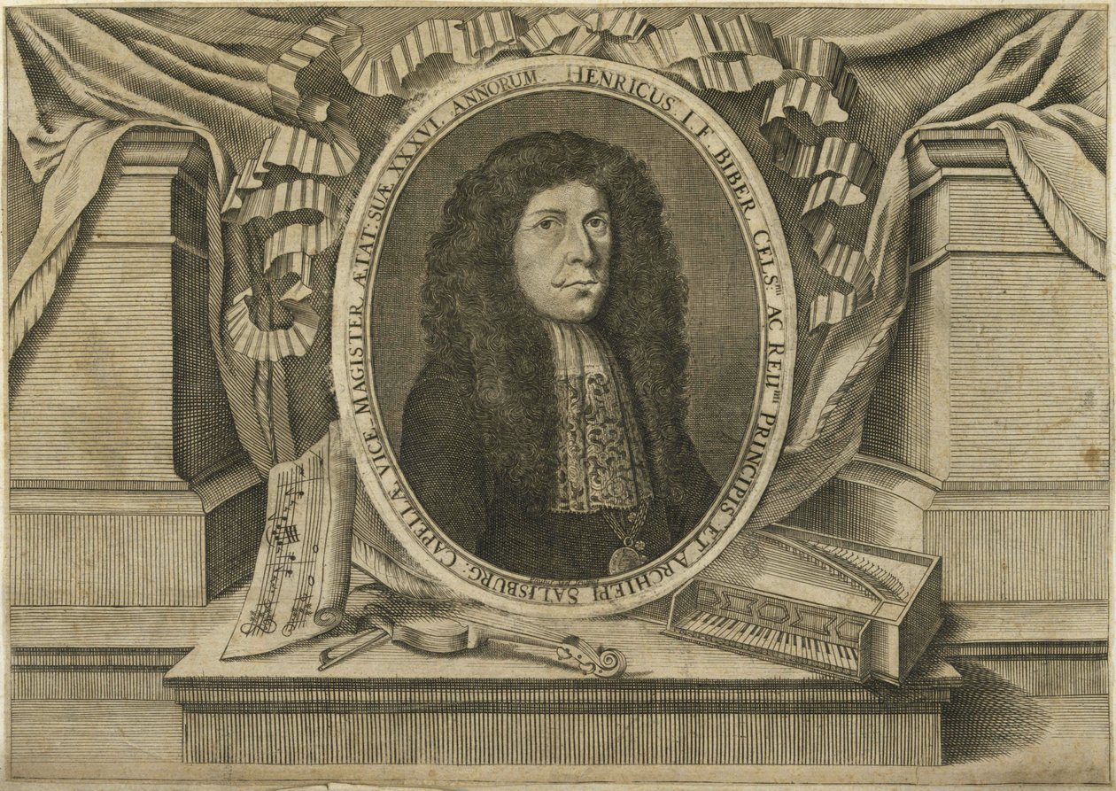 Heinrich Ignaz Franz von Biber by Paulus Seel