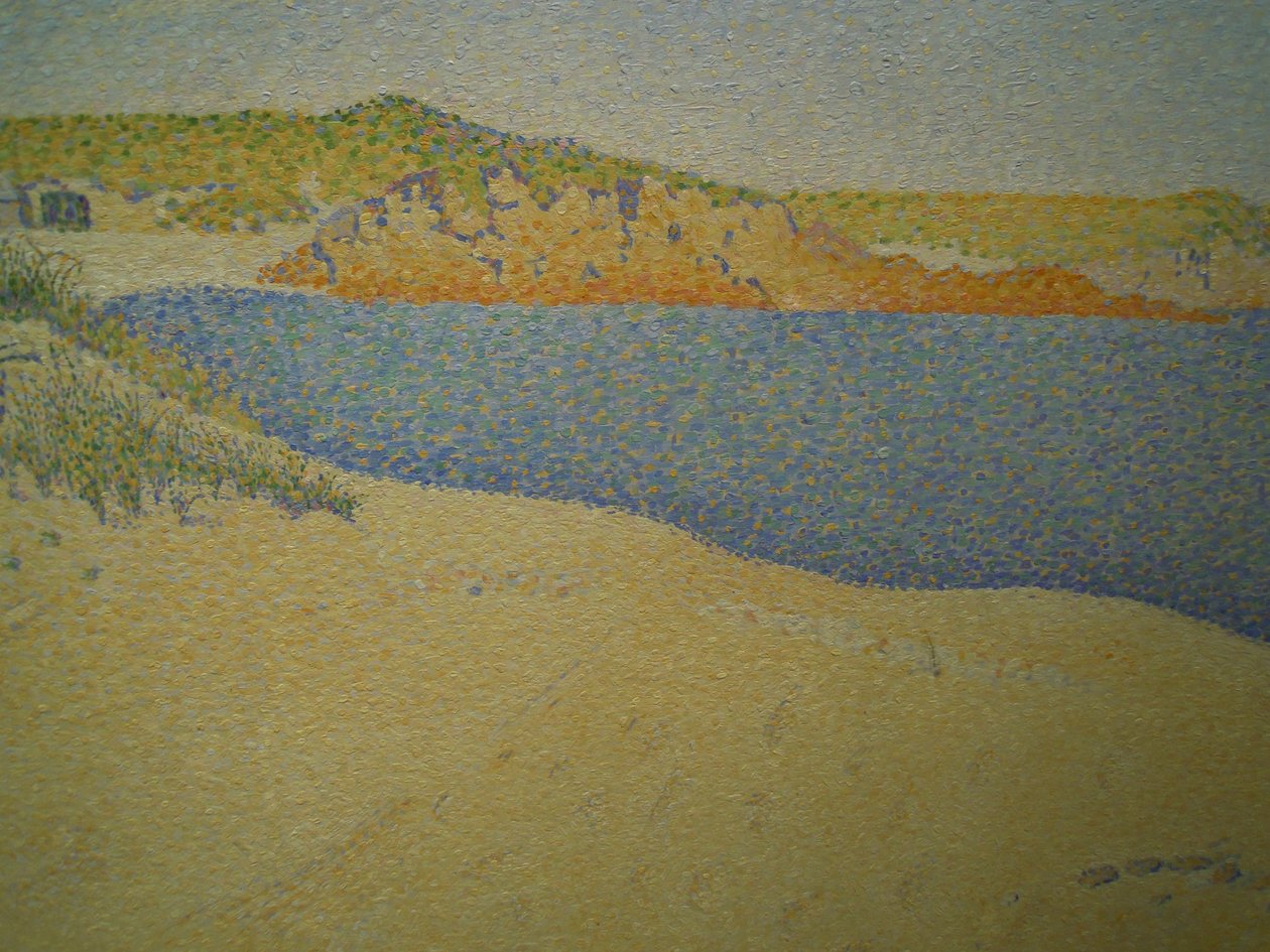 Beach at Saint-Briac (fragment) by Paul Signac