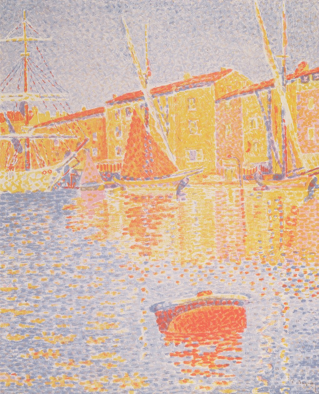 Buoy, Port of St. Tropez, 1894 by Paul Signac