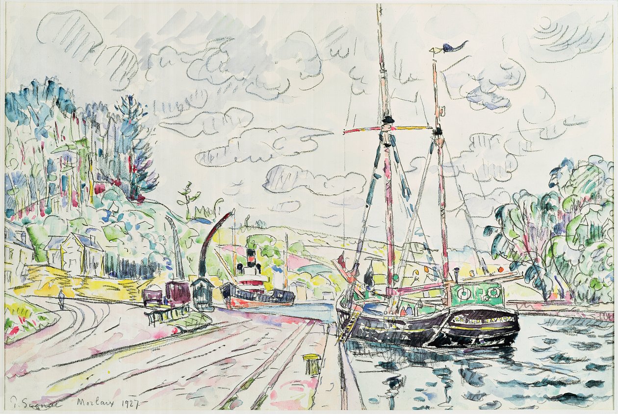 Morlaix by Paul Signac