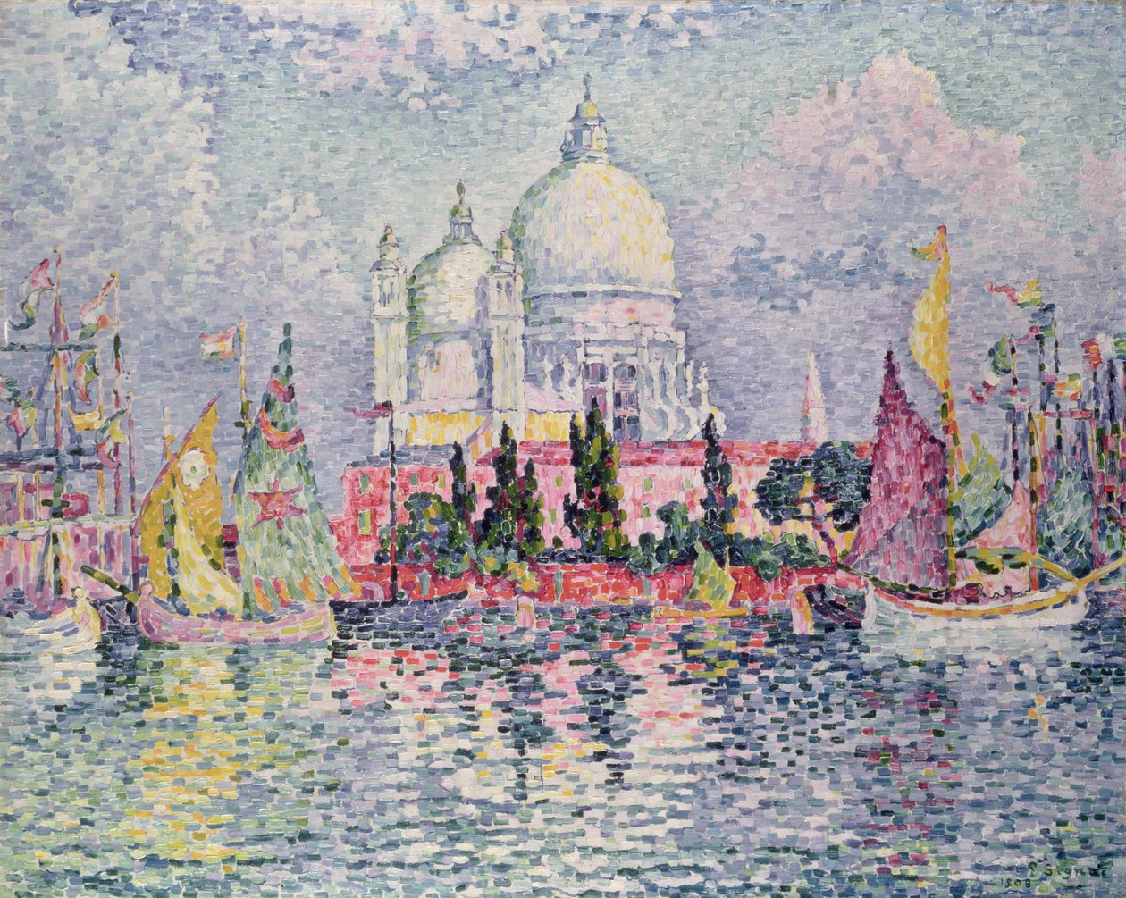 Santa Maria della Salute, 1908 by Paul Signac