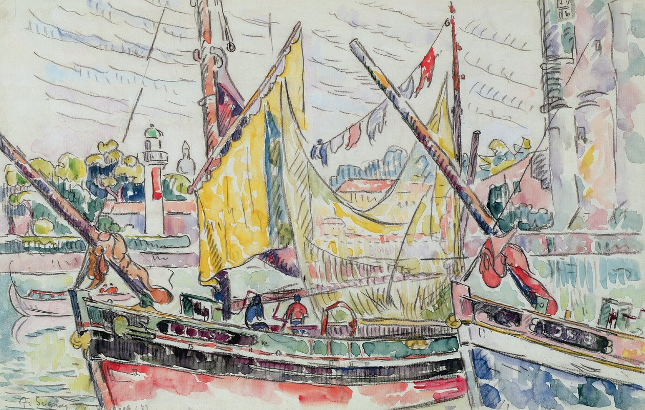 The Port of La Rochelle by Paul Signac