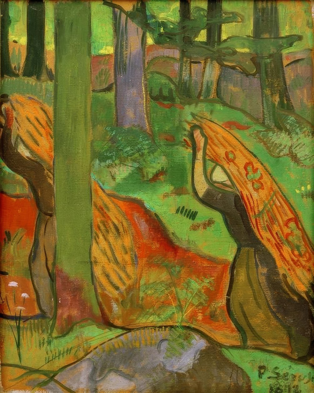 Wood Gatherers at Bois d’Amour by Paul Sérusier