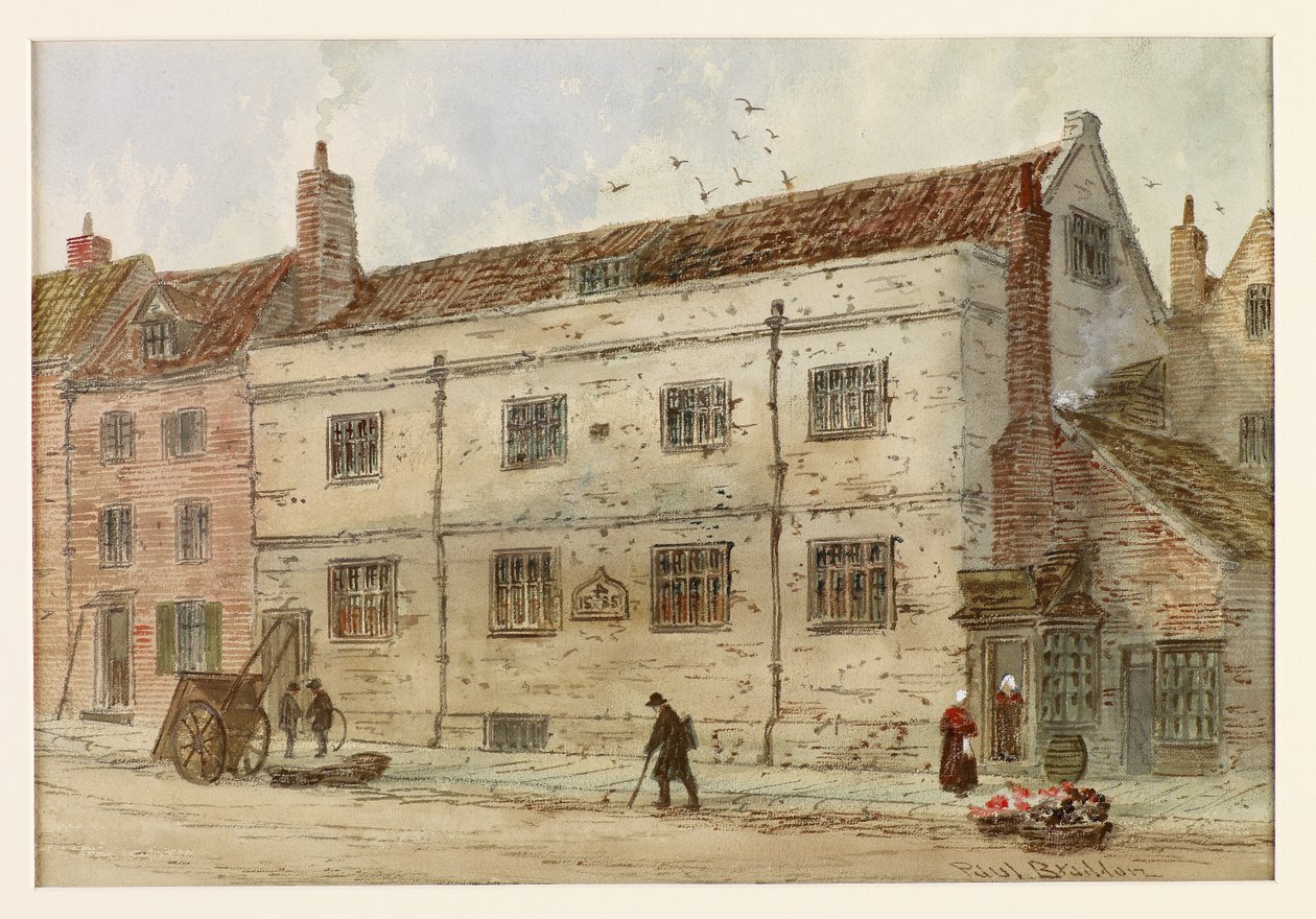 Old Grammar School, late 19th to early 20th century by Paul (1866 1938) Braddon