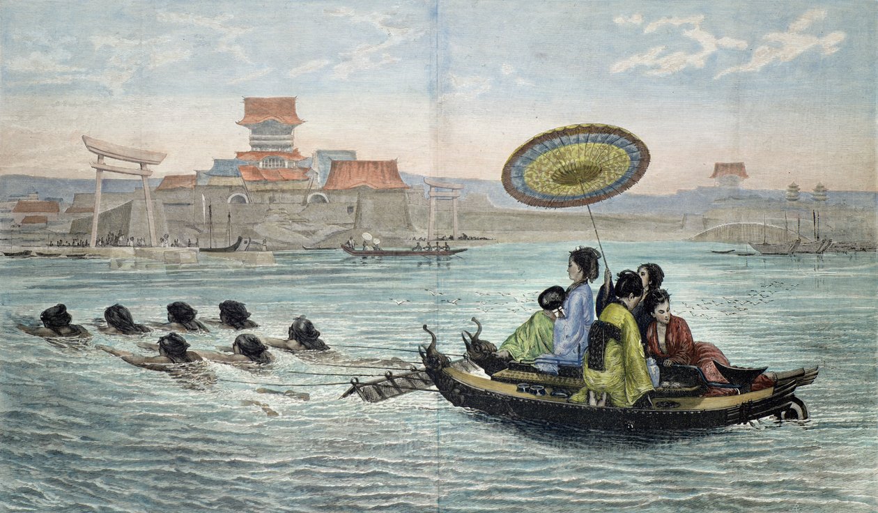The Japanese Barque by Paul (after) Lenoir