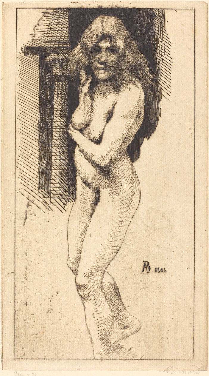Carmen Standing in the Nude, 1886 by Paul Albert Besnard