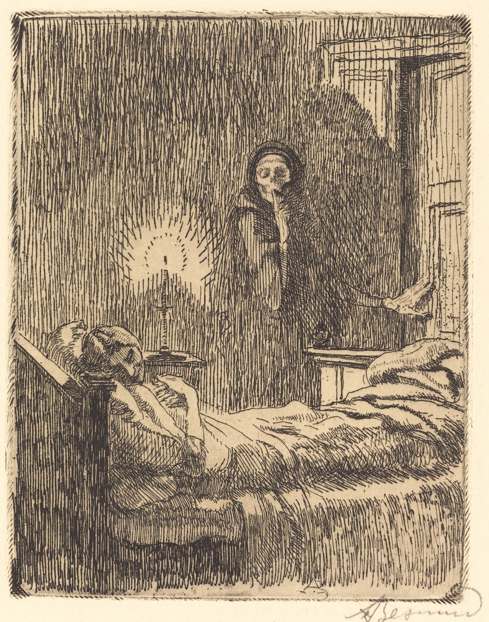 Discreet, 1900 by Paul Albert Besnard
