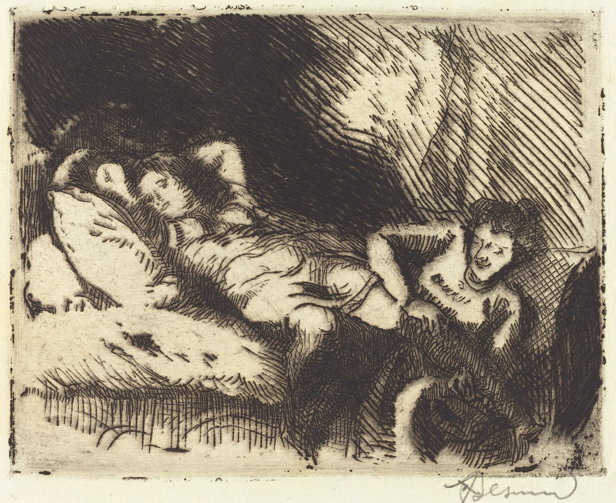 Going to Bed, 1913 by Paul Albert Besnard