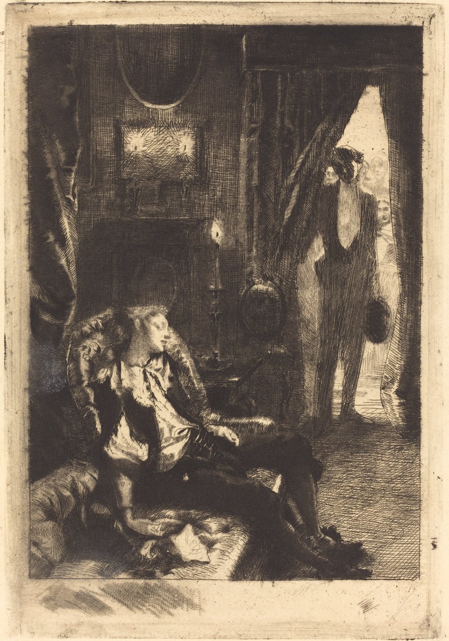 Iza Sleeping, 1885 by Paul Albert Besnard