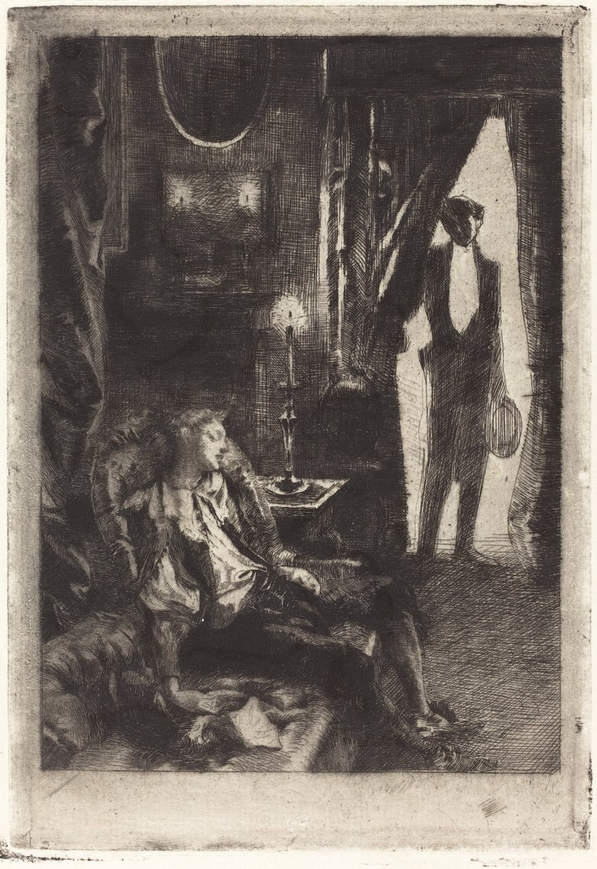 Iza Sleeping, 1885 by Paul Albert Besnard
