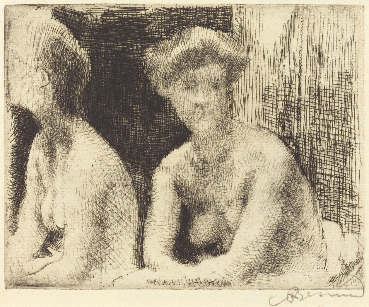 Nude Woman by a Looking Glass, 1889 by Paul Albert Besnard