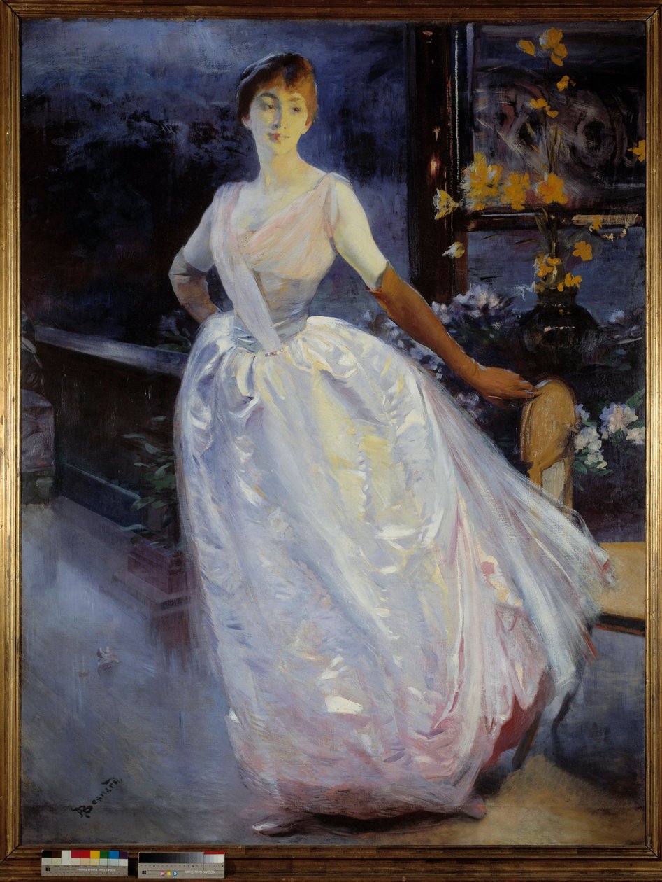 Portrait of Madame Roger Jourdain by Paul Albert Besnard