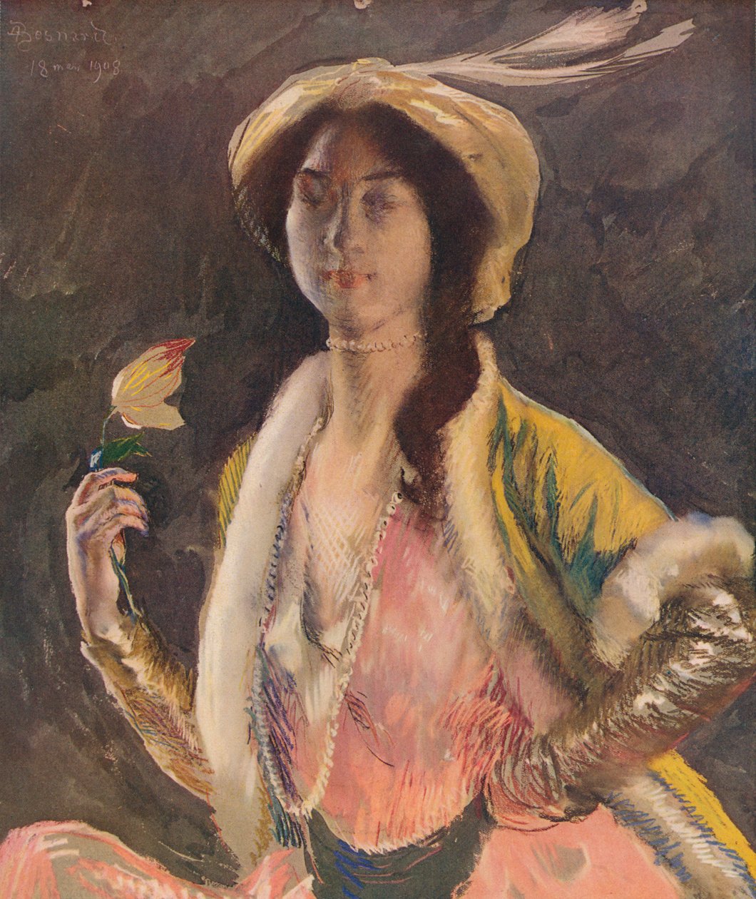 Portrait of Miss B by Paul Albert Besnard