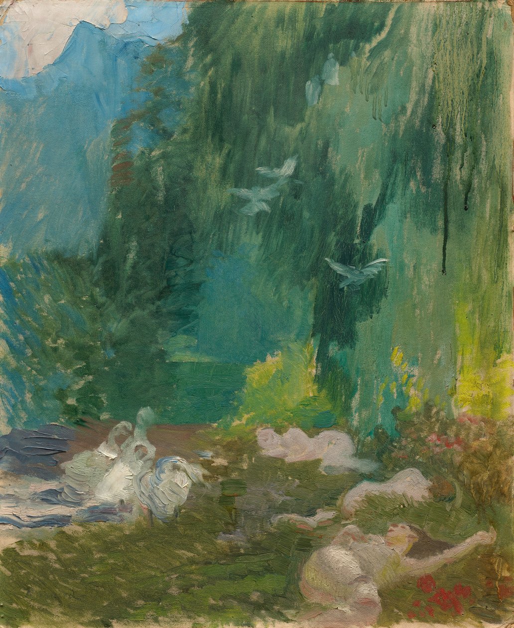 The Siesta, c.1890-1920 by Paul Albert Besnard