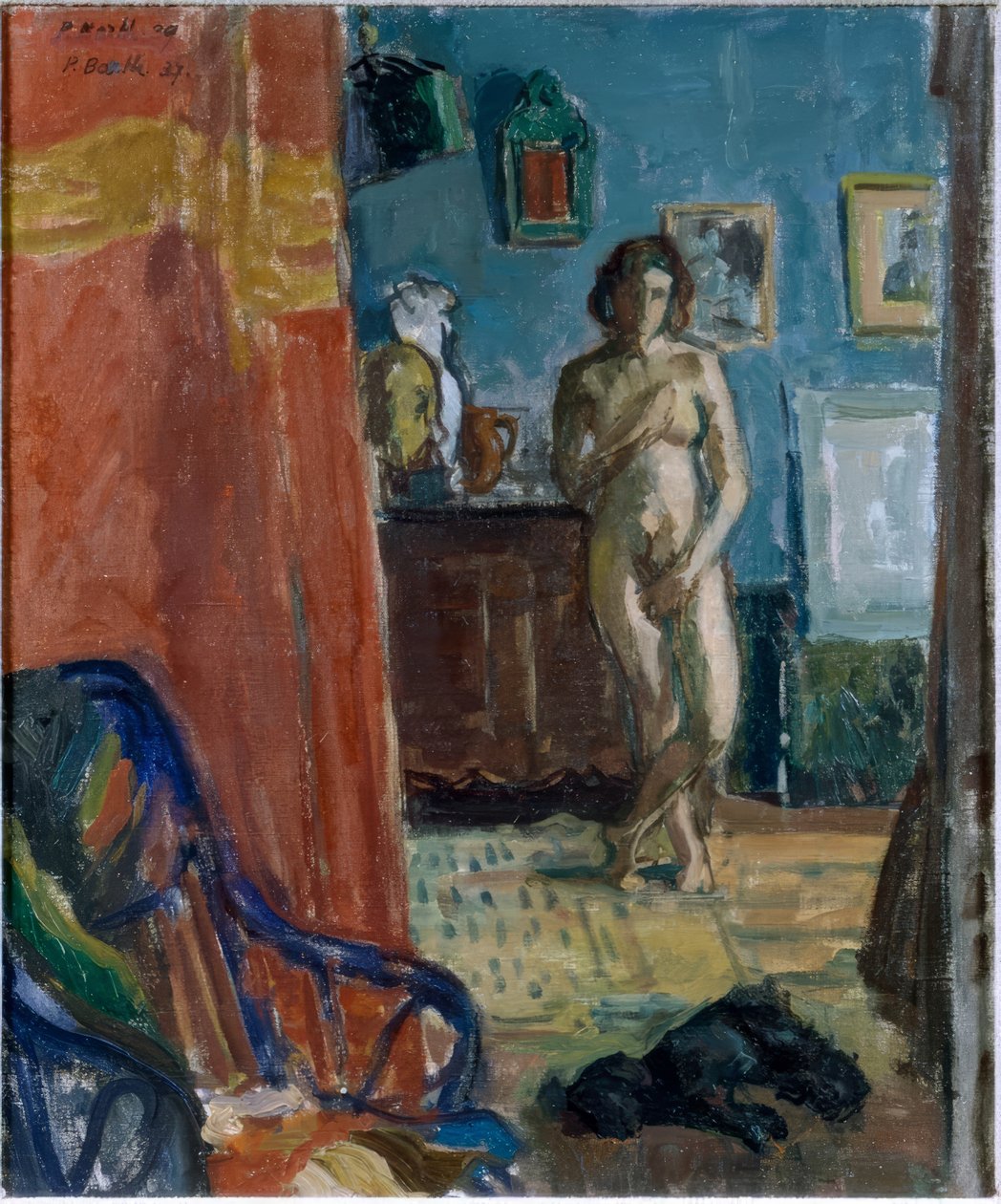 Nude in the Studio by Paul Basilius Barth