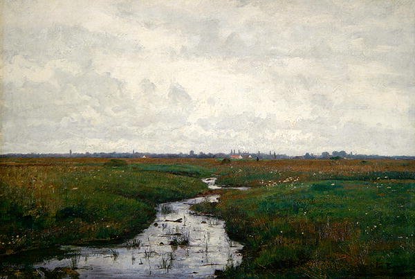 A Brook on the Moor near Dachau by Paul Baum