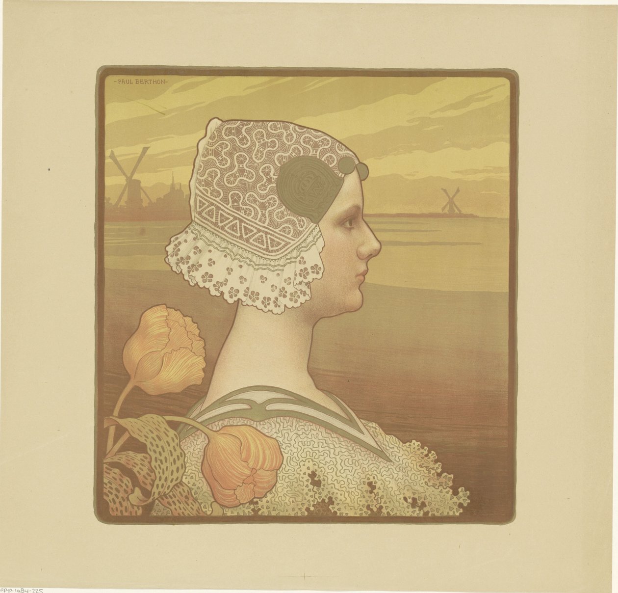 Portrait of Wilhelmina, Queen of the Netherlands by Paul Berthon