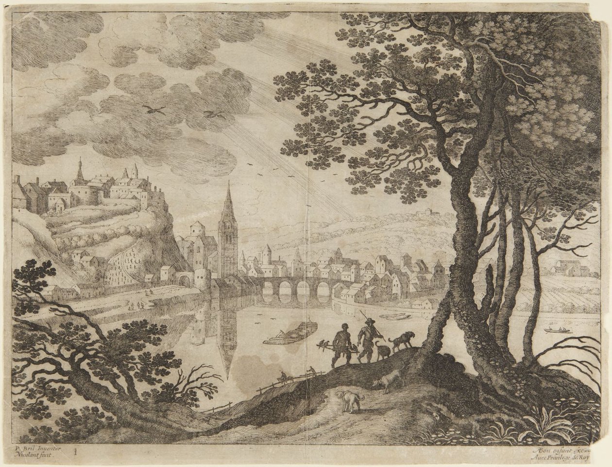 Town and River by Paul Bril