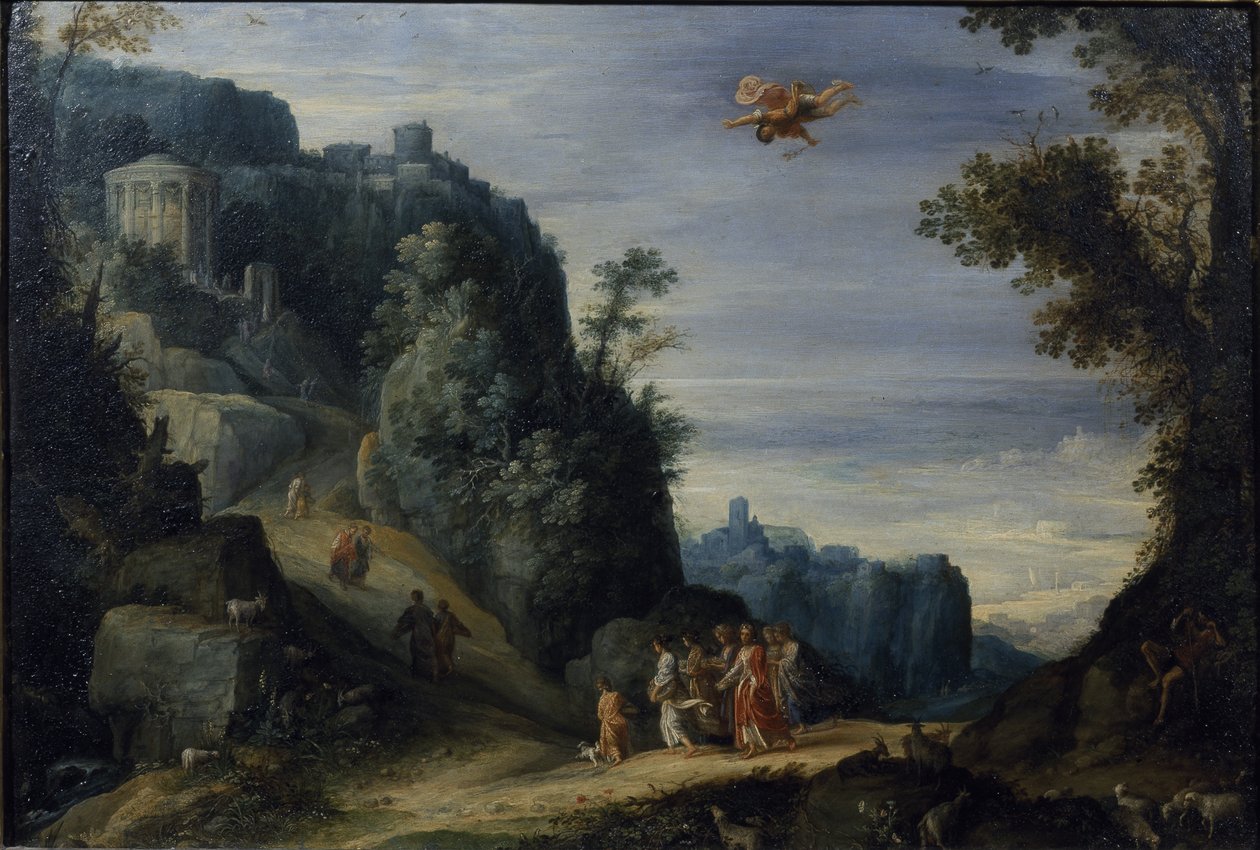Mercury and Herse, c.1605 by Paul Brill or Bril